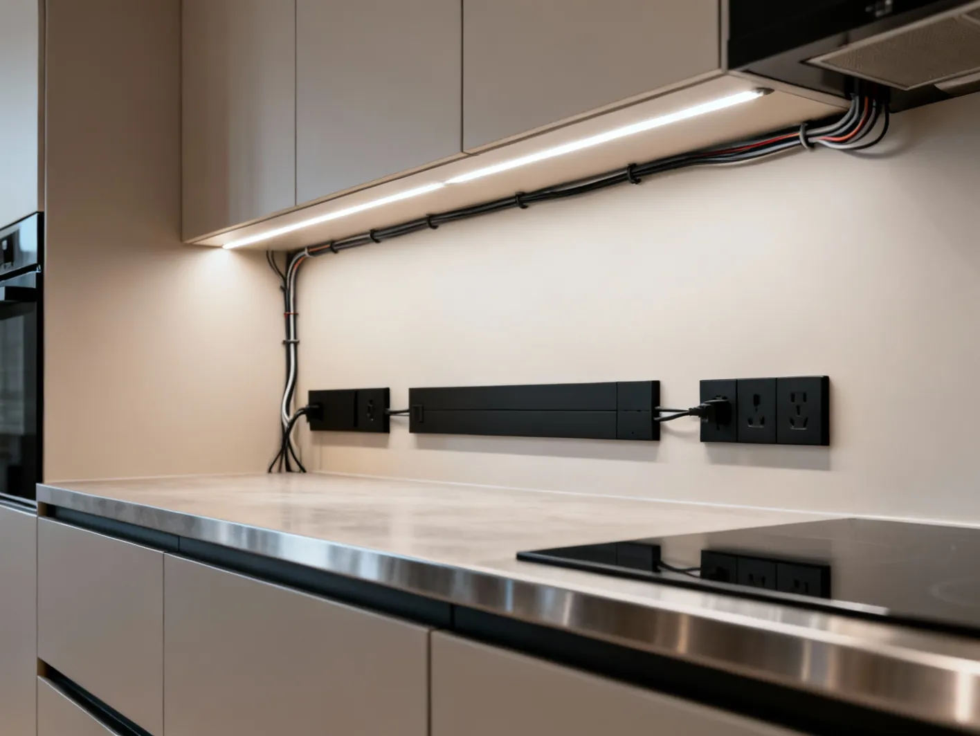 Rénovation électrique complète appartement moderne