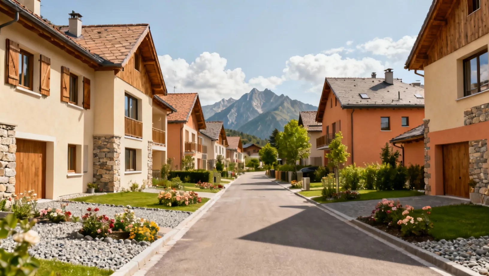 Quartier résidentiel à Sassenage - Zone d'intervention de nos électriciens