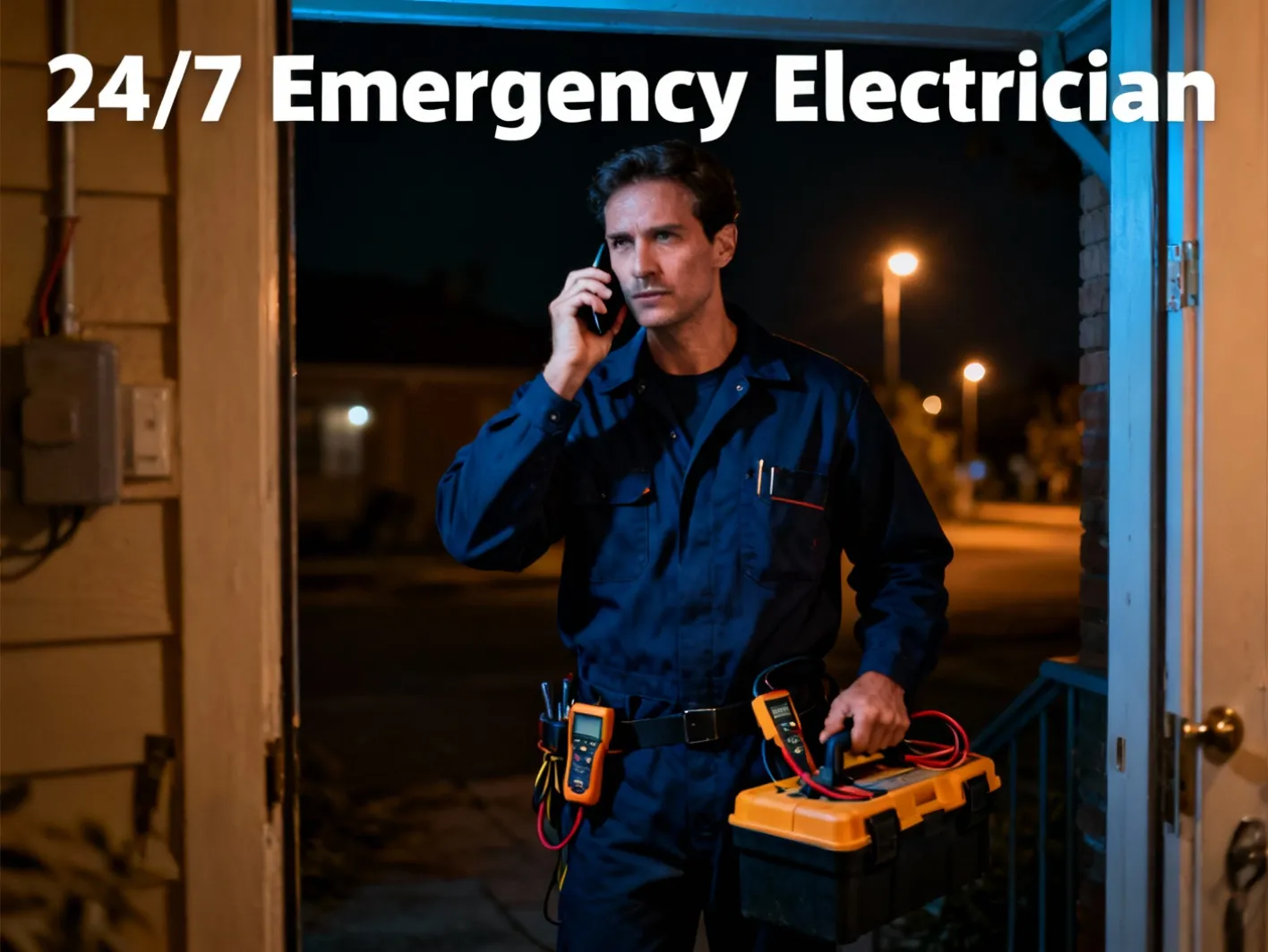 Service électricien disponible 24 heures sur 24