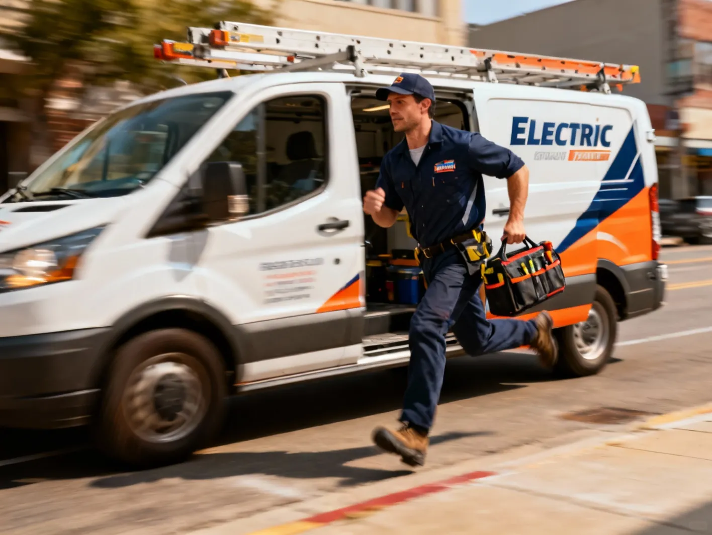 Électricien intervenant rapidement pour un dépannage urgent