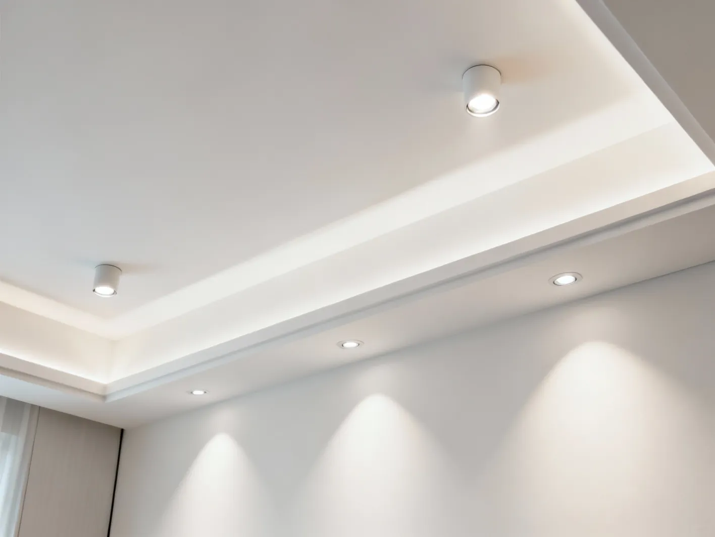 Installation éclairage LED moderne économique et design