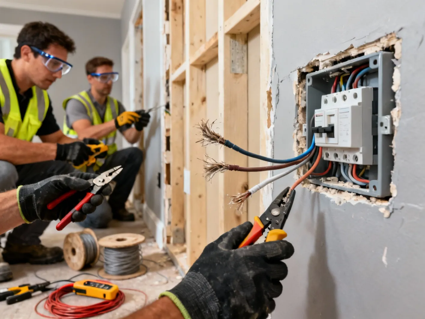 Rénovation électrique complète avec mise aux normes NF C 15-100